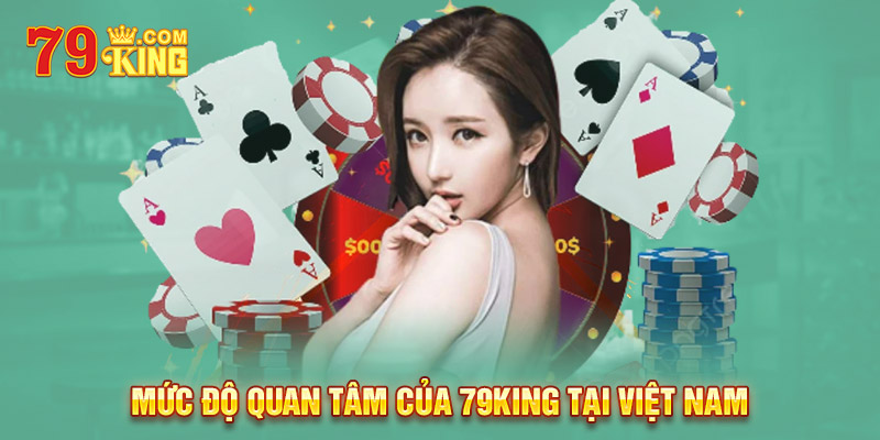 Mức độ quan tâm của 79king tại Việt Nam